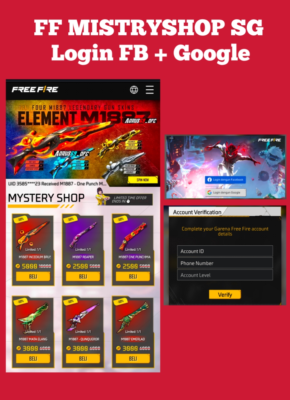 FreeFire MistryShop Merah
