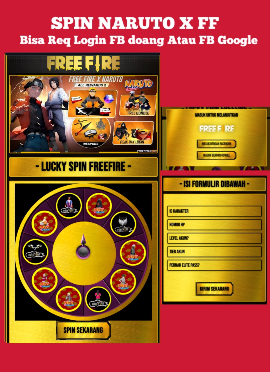 FreeFire Spin Emas