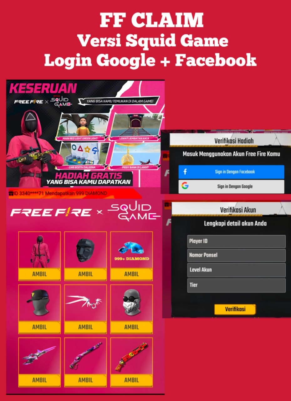FreeFire SquidGame Claim