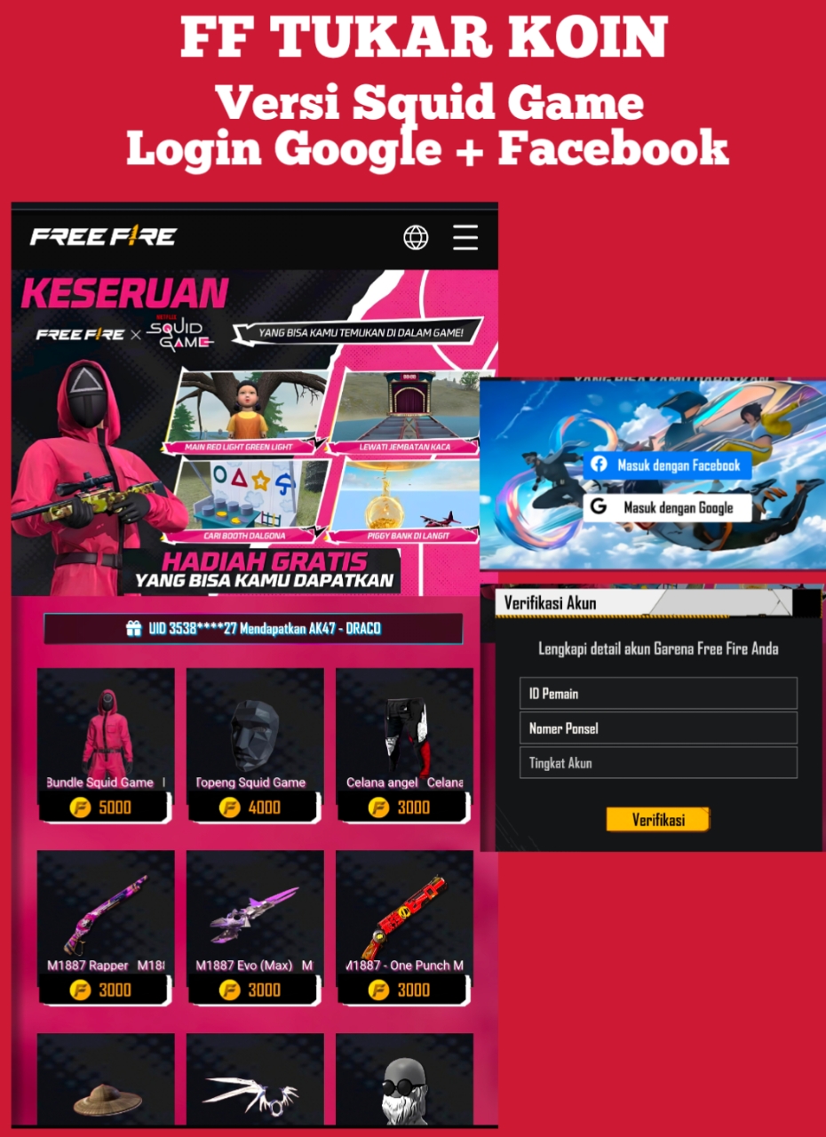 FreeFire SquidGame Koin