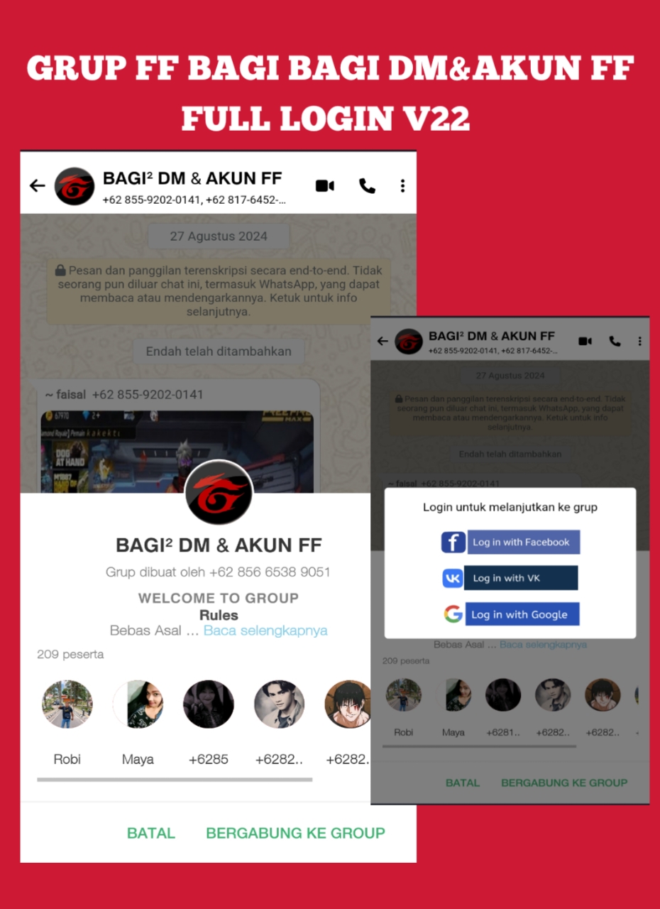 Grup Bagi bagi FF